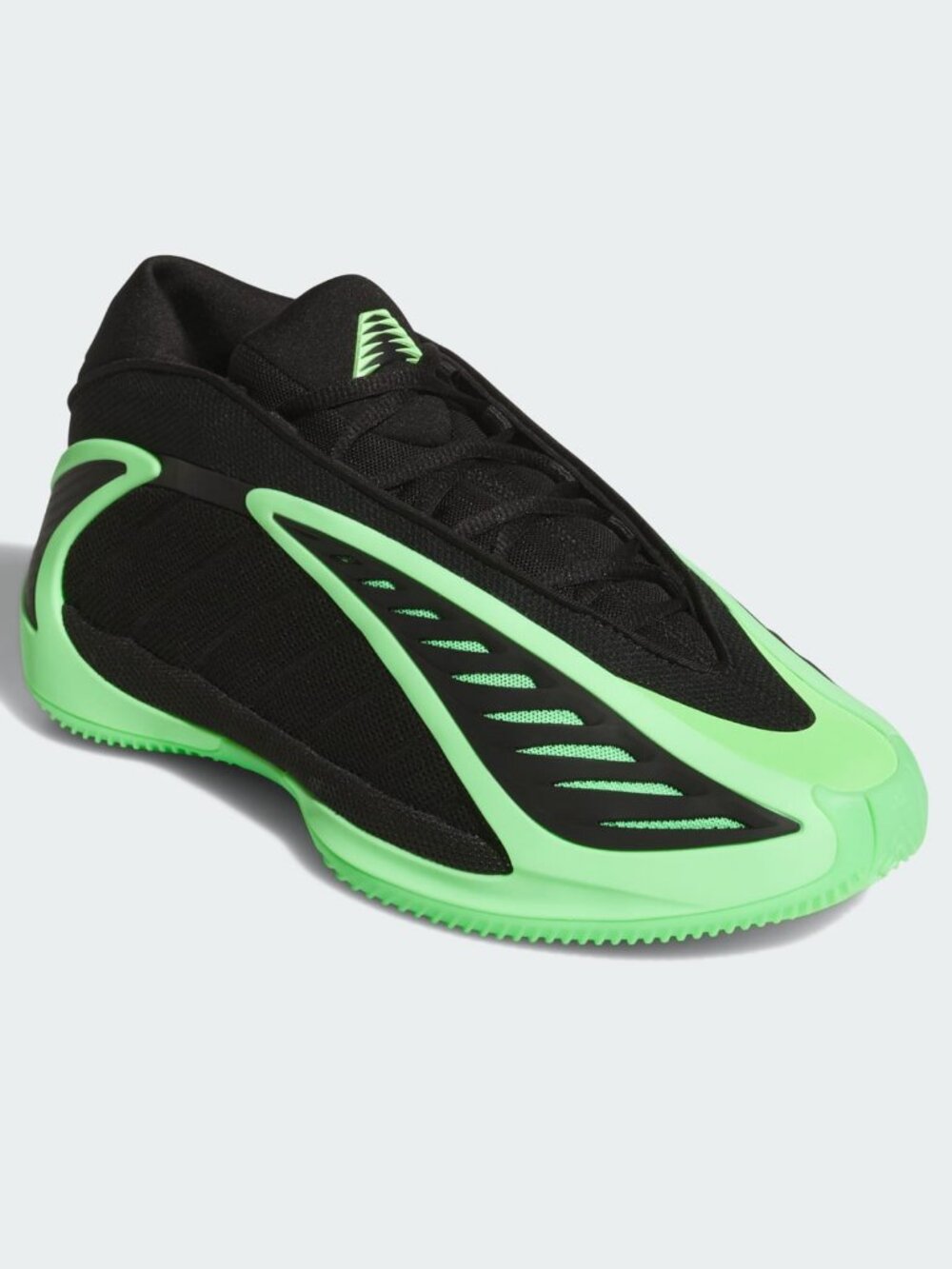 adidas Anthony Edwards AE 2 Black Lime Burst – Basketball Sneakers